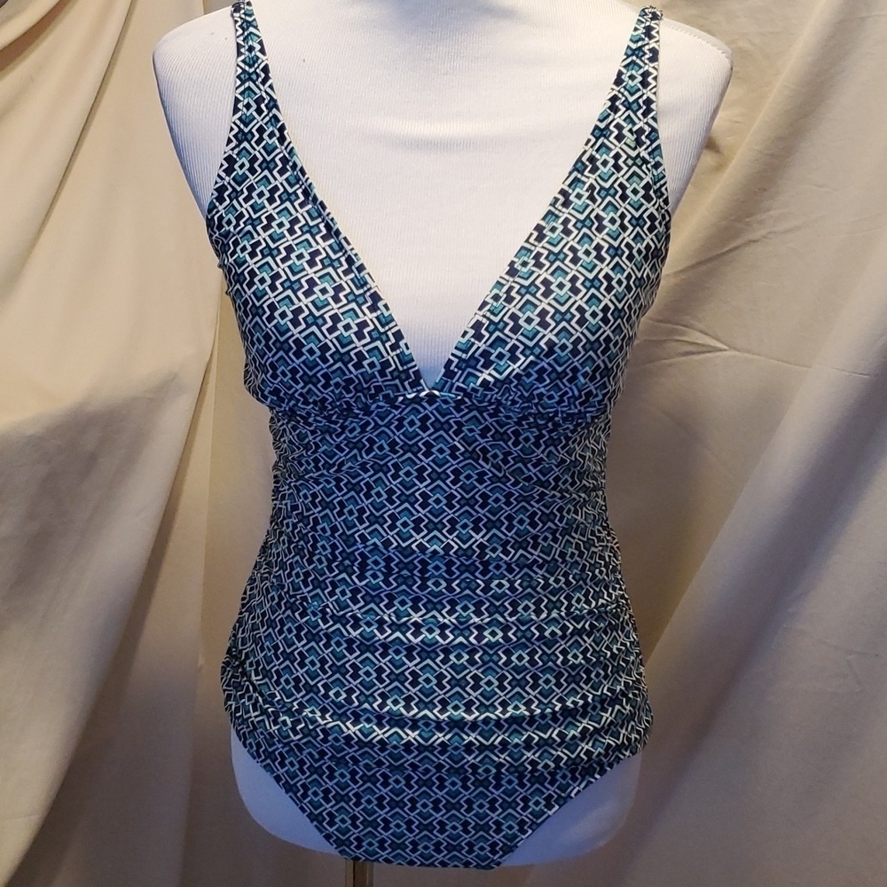 Tommy Bahama Geometric One Piece SZ 10